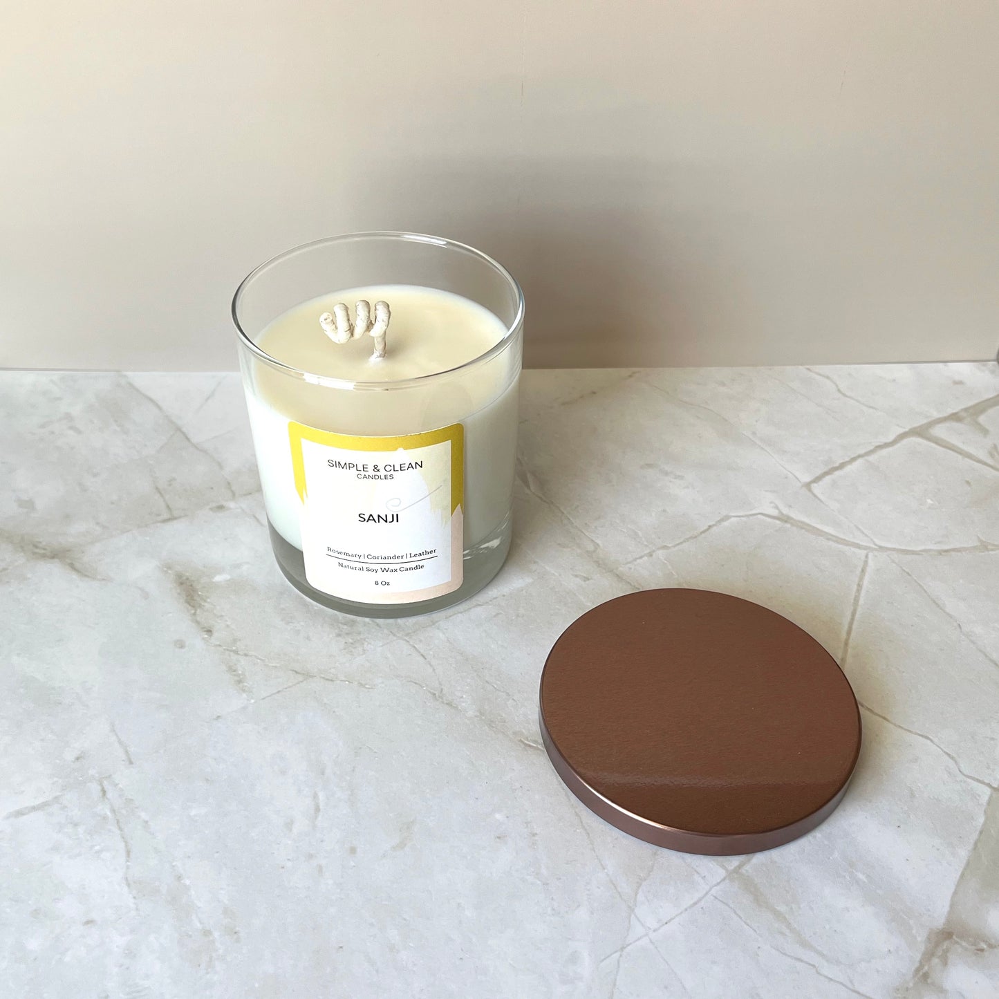 One Piece Inspired Sanji Soy Wax Candle