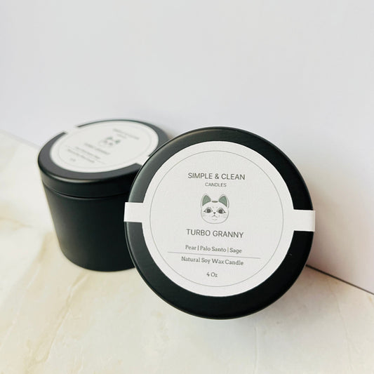 DanDaDan Inspired Turbo Granny 4 oz. Soy Wax Candle