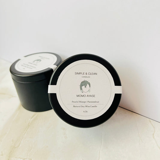 DanDaDan Inspired Momo Ayase 4 oz. Soy Wax Candle