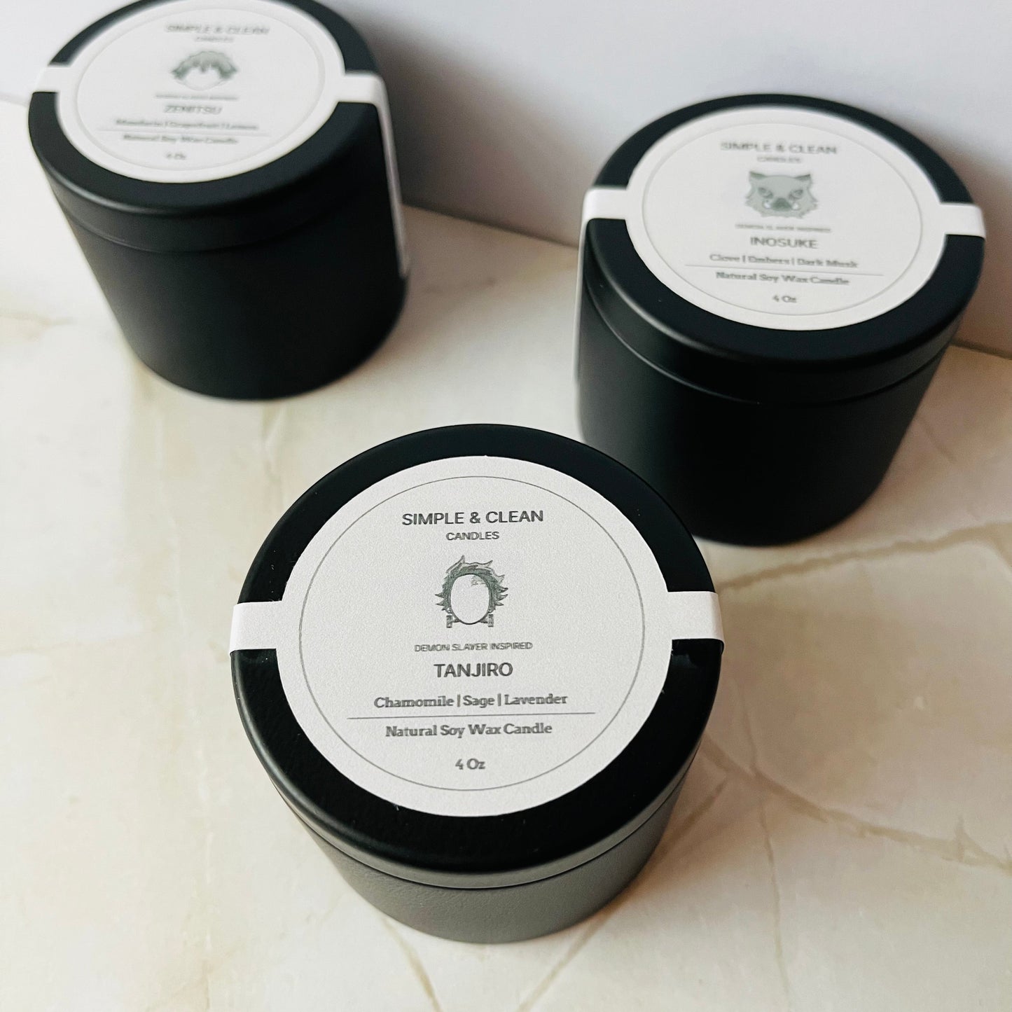 Demon Slayer Inspired Tanjiro 4 oz. Soy Wax Candle