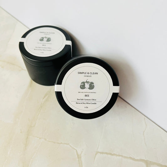 Bee and Puppycat Inspired Bee 4 oz. Soy Wax Candle