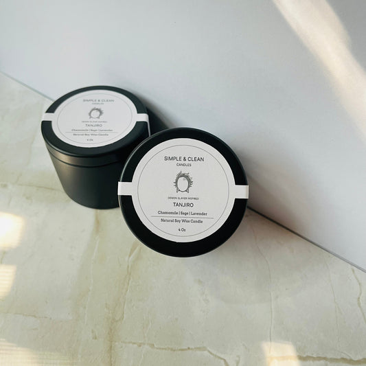Demon Slayer Inspired Tanjiro 4 oz. Soy Wax Candle