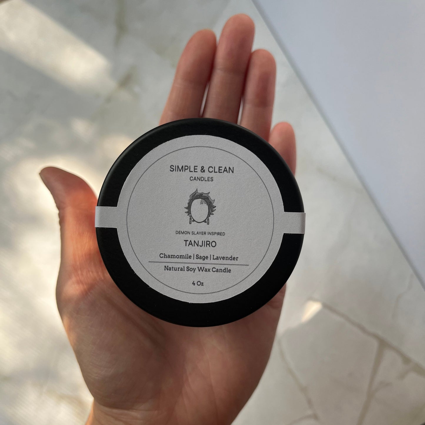 Demon Slayer Inspired Tanjiro 4 oz. Soy Wax Candle