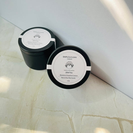 Demon Slayer Inspired Zenitsu 4 oz. Soy Wax Candle
