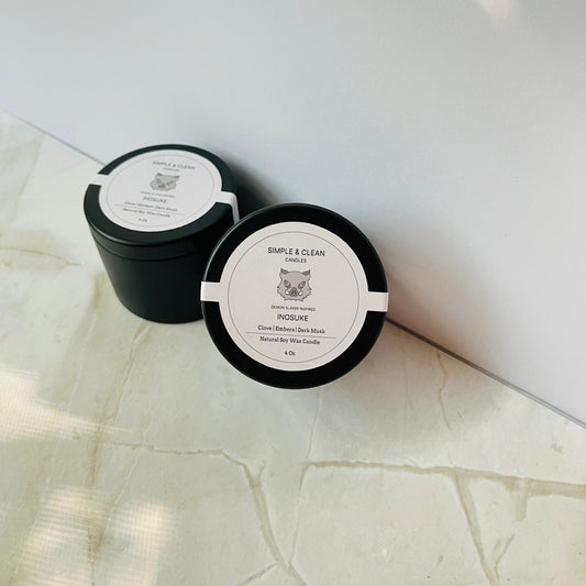 Demon Slayer Inspired Inosuke 4 oz. Soy Wax Candle