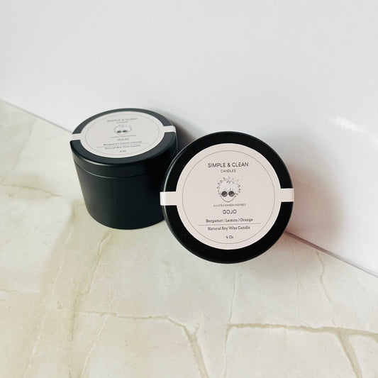 Jujutsu Kaisen Inspired Gojo 4 oz. Soy Wax Candle