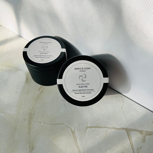 Genshin Impact Inspired Electro Soy Wax 4 oz Candle