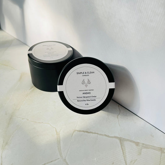 Genshin Impact Inspired Anemo Soy Wax 4 oz Candle