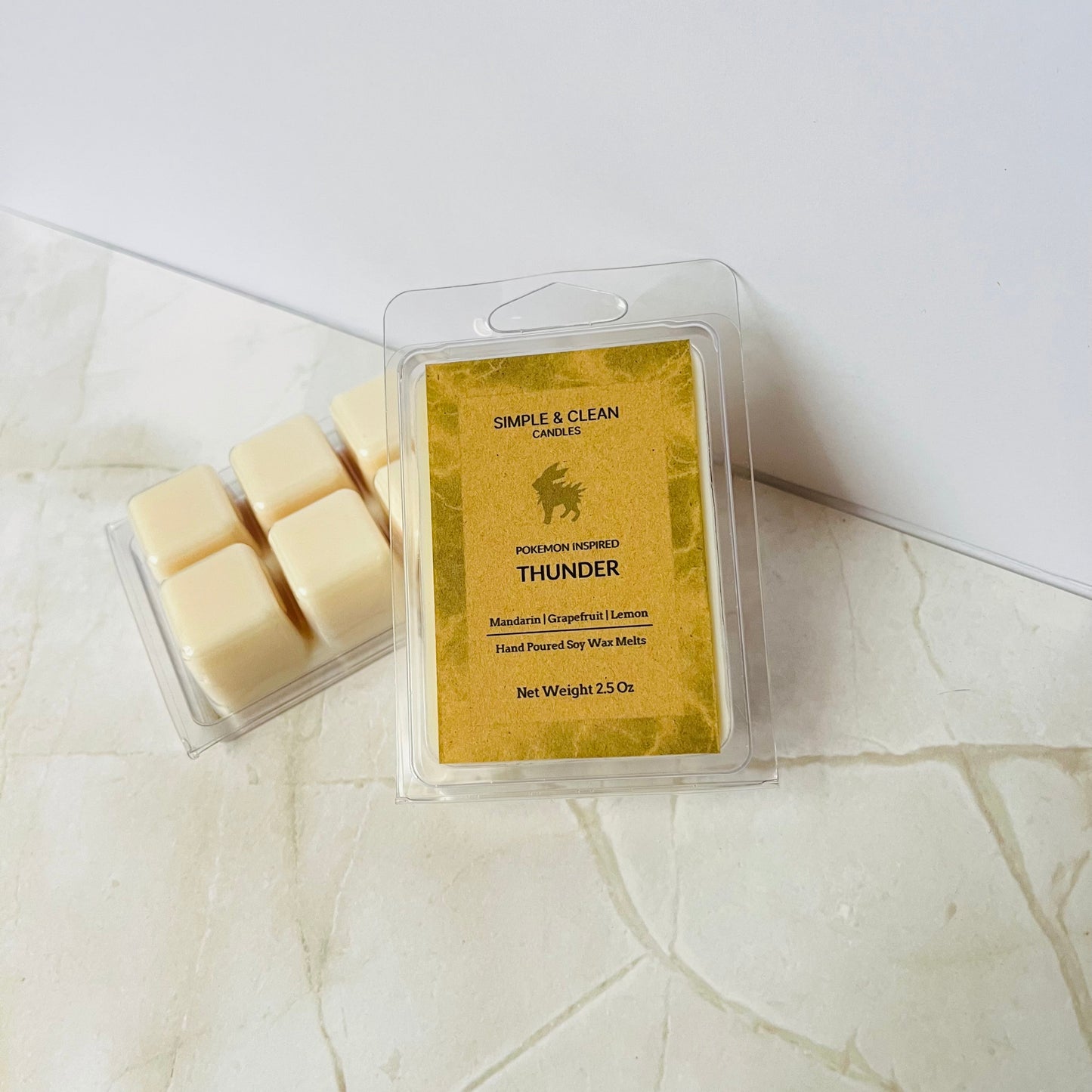 Pokemon Inspired Jolteon - Thunder Soy Wax Melts