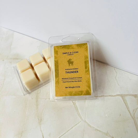 Pokemon Inspired Jolteon - Thunder Soy Wax Melts
