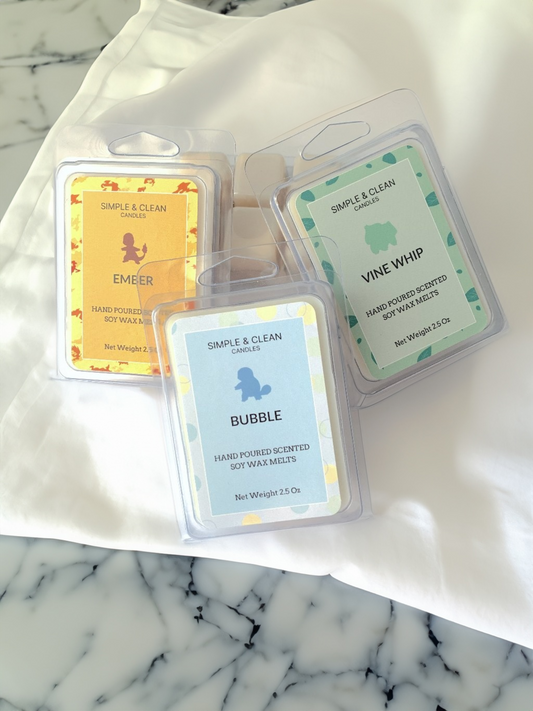 Trio Starter Wax Melts Kit - Vine Whip, Ember and Bubble